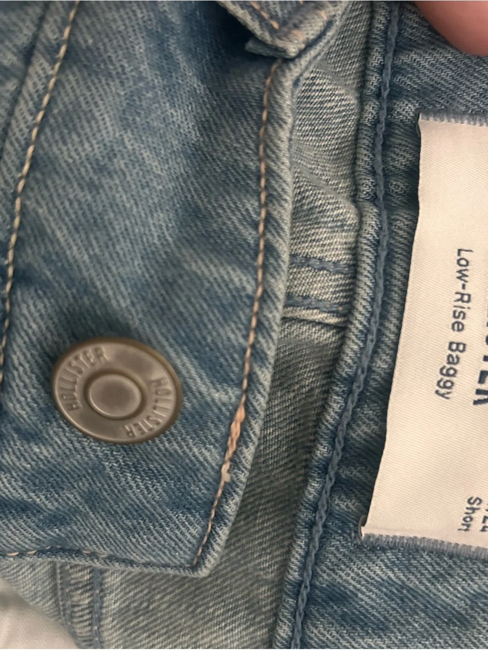 Hollister low rise baggy jeans